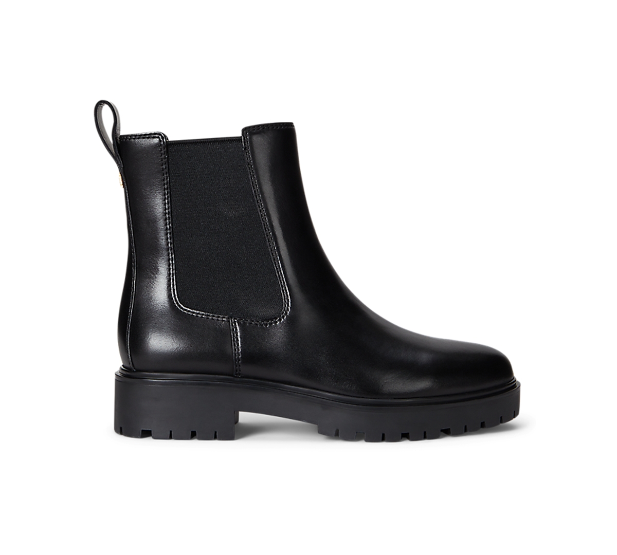 Ralph Lauren Women's Allyson Block Heel Chelsea Boots In Black