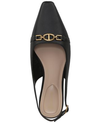 Women's Ginna Snip Toe Slingback Flats, Created for Macy's