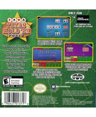 Texas Hold Em Poker - Game Boy Advance