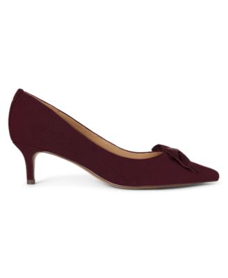 Women's Adrienne Suede Bow Pumps