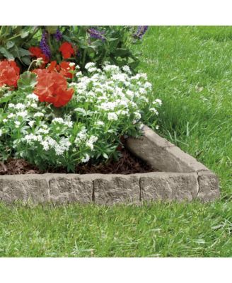 10 Piece 12" Landscape Design Border Decorative Natural Stone Edging