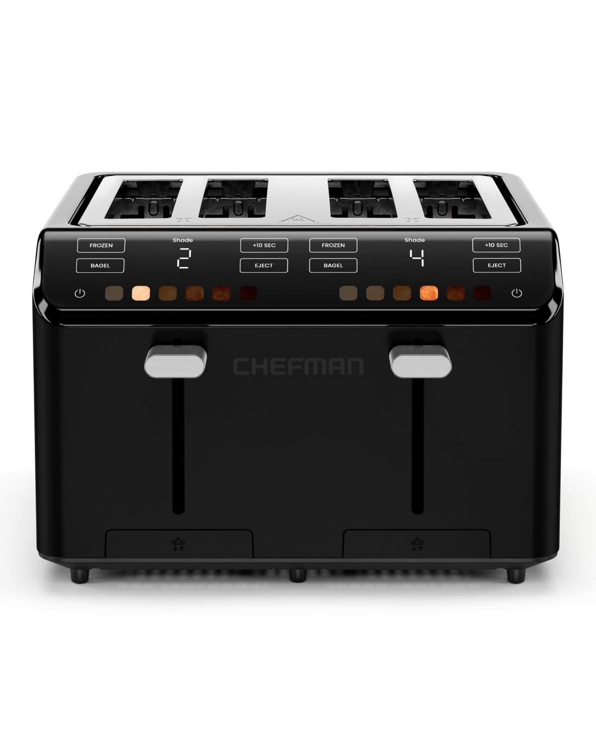 Chefman Smart Touch 4-slice Digital Toaster In Black