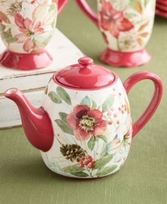 Winter Blooms Teapot