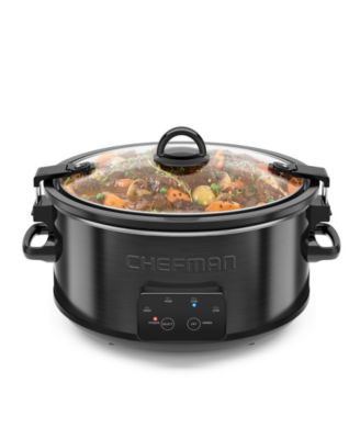 Easy-Set 6 Quart Digital Slow Cooker with Locking Lid