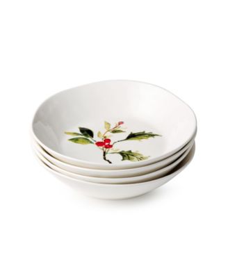Holly Vines Dinner Bowls, Set of 4