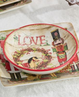 Nutcracker Parade Soup Bowls, Set of 4