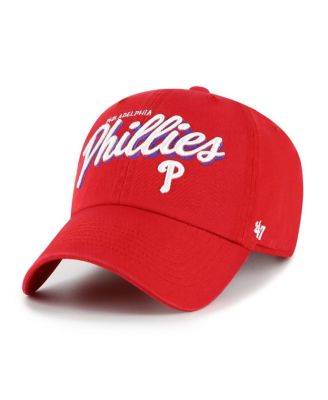 '47 Brand - Women's Red Philadelphia Phillies Ariana Clean Up Adjustable Hat