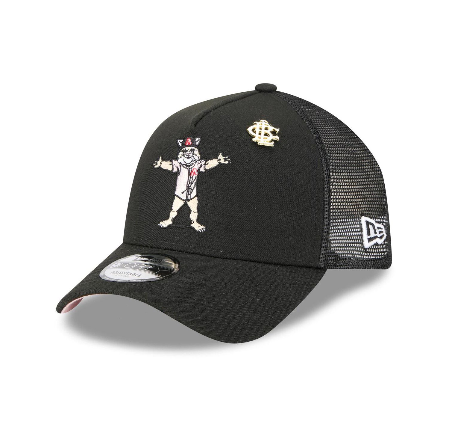 Men's Black Arizona Diamondbacks 2025 Big League Chew A-Frame 9FORTY Adjustable Trucker Hat