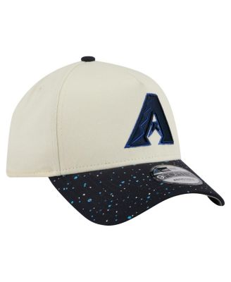 Men's Cream Arizona Diamondbacks Speckle A-Frame 9FORTY Adjustable Hat