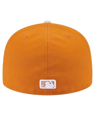 Men's Orange/Light Beige Chicago White Sox Two-Tone Color Pack A-Frame 59FIFTY Fitted Hat