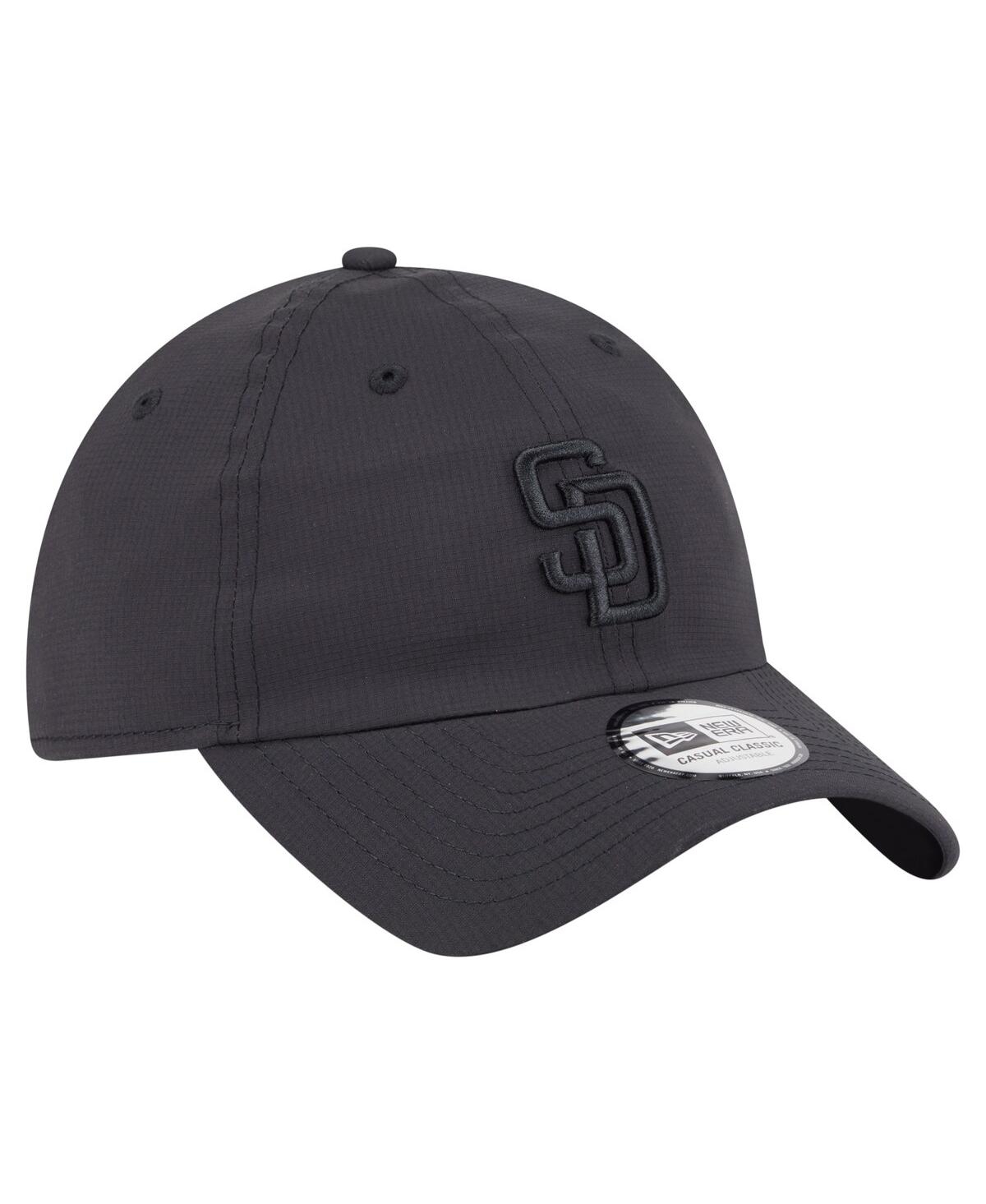 New Era Men's Black San Diego Padres Ripstop Casual Classic Adjustable Hat In Black