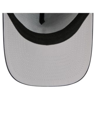 Men's Navy Cleveland Guardians 39THIRTY A-Frame Perforated Flex Hat