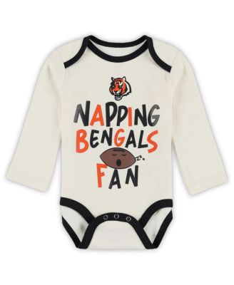 Baby Boys and Girls 3-Piece Cincinnati Bengals Little Champ Set
