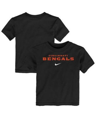 Nike - Toddler Black Cincinnati Bengals Wordmark T-Shirt