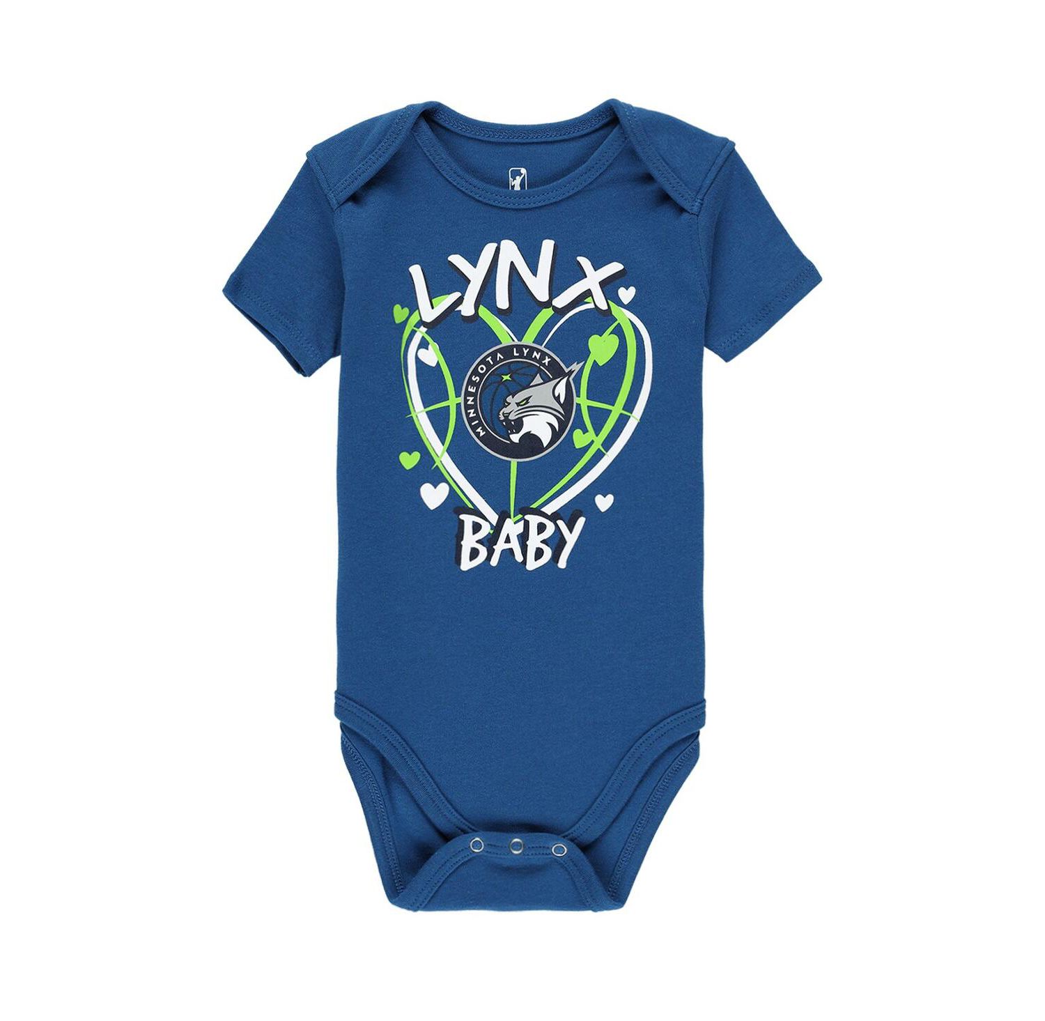Baby Boys and Girls 3-Pack Minnesota Lynx Slide Home Creeper Set