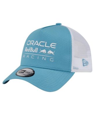 New Era Men's Light Blue Red Bull Racing E-Frame Trucker Adjustable Hat ...