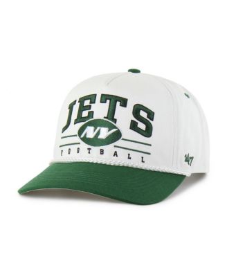 '47 Brand - Men's White/Green New York Jets Roscoe Two-Toned Hitch Adjustable Hat