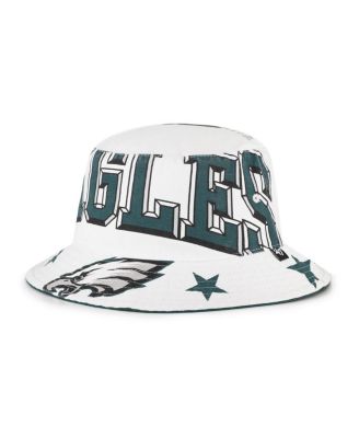 '47 Brand - Women's White Philadelphia Eagles Energize Bucket Hat