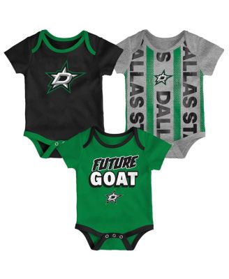 Outerstuff - Baby Boys and Girls 3-Pack Dallas Stars Loyal Buddies Bodysuit Set
