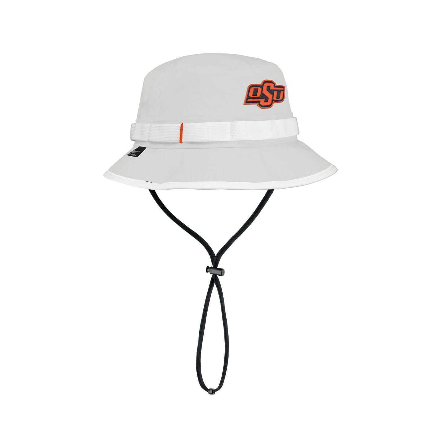 Мужская панама Nike Gray Oklahoma State Cowboys 2025 On-Field Boonie Performance Bucket Hat — фото 1