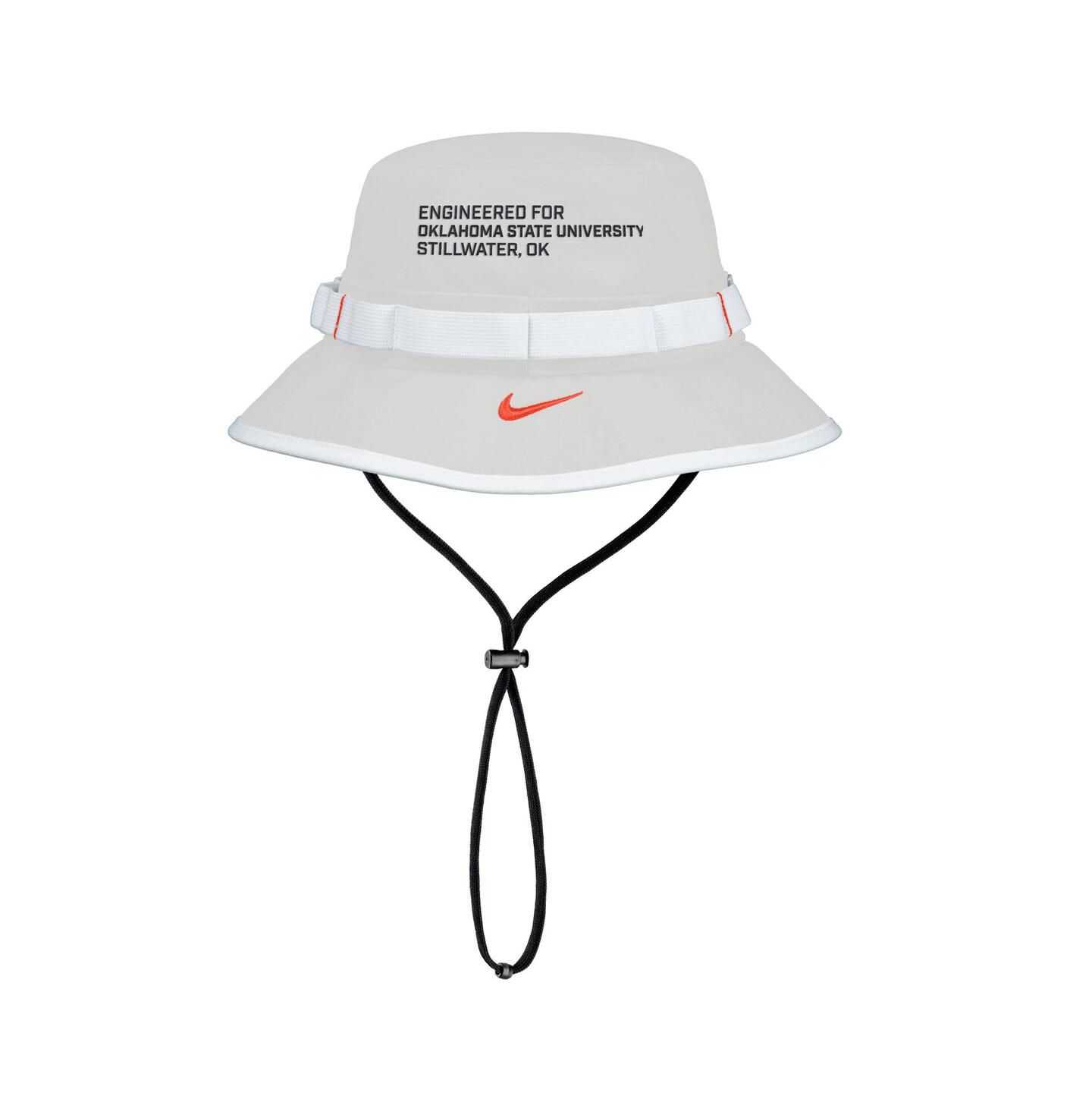 Мужская панама Nike Gray Oklahoma State Cowboys 2025 On-Field Boonie Performance Bucket Hat — фото 2