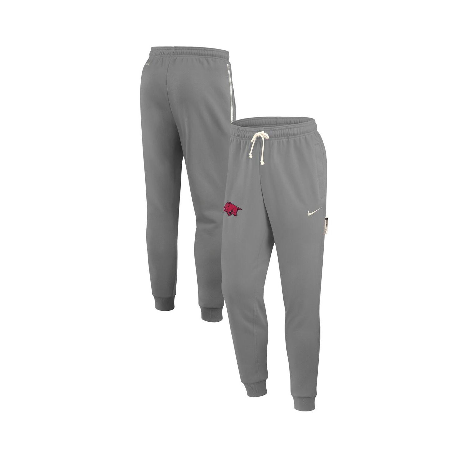 Men's Heather Gray Arkansas Razorbacks 2025 Sideline Performance Taper Pants