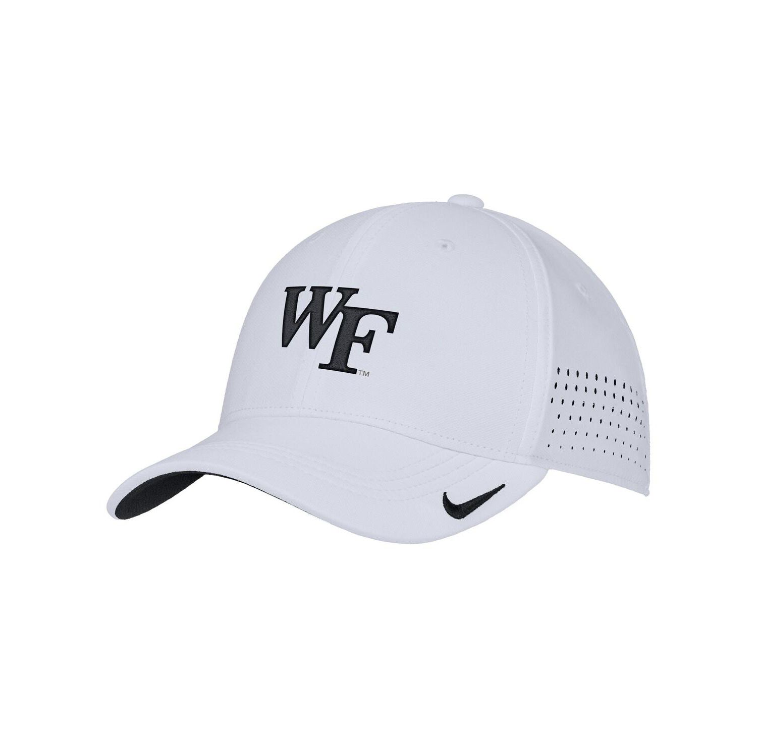 Men's White Wake Forest Demon Deacons 2025 On-Field Performance Flex Hat