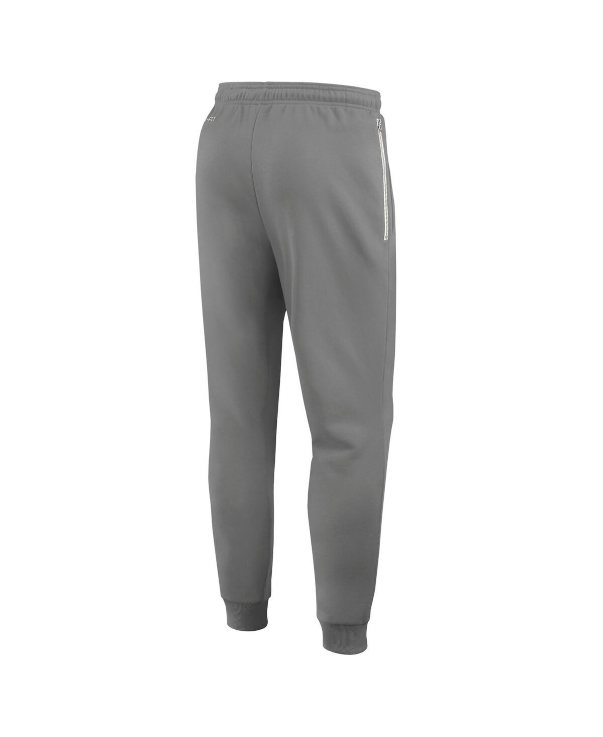 Nike Men's Heather Gray Air Force Falcons 2025 Sideline Performance Taper Pants In Gray