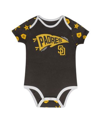Baby Boys and Girls Brown San Diego Padres On Deck 2-Piece Diaper Cover Set