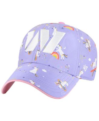 '47 Brand - Girls Preschool Lavender Washington Commanders Unicorn Clean Up Adjustable Hat