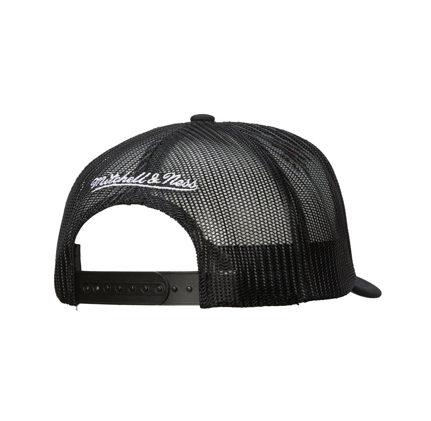 Men's White/Black Vegas Golden Knights Gridlock Trucker Adjustable Hat