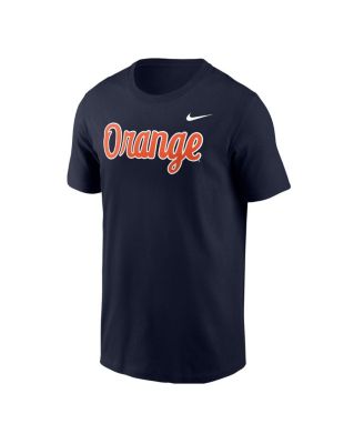Men's Navy Syracuse Orange Script T-Shirt
