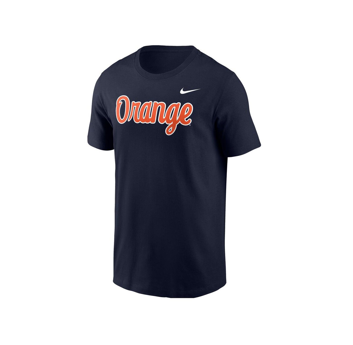 Men's Navy Syracuse Orange Script T-Shirt