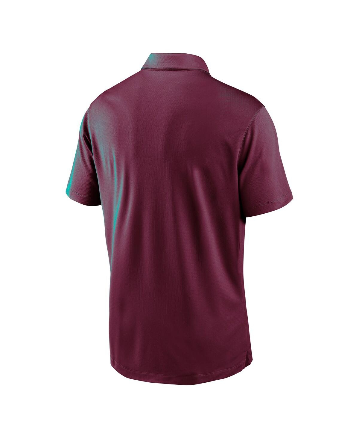 Nike Men's Maroon Virginia Tech Hokies Victory Solid Performance Polo Shirt In Burgundy