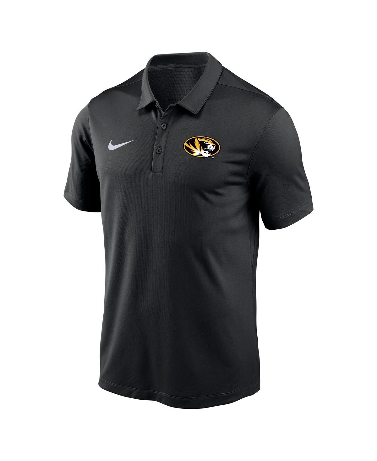 Nike Men's Black Missouri Tigers Victory Solid Performance Polo Shirt In Black