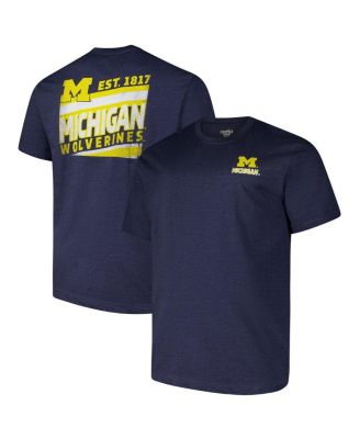 Fanatics - Men's Navy Michigan Wolverines Big Tall Ideal Faded T-Shirt