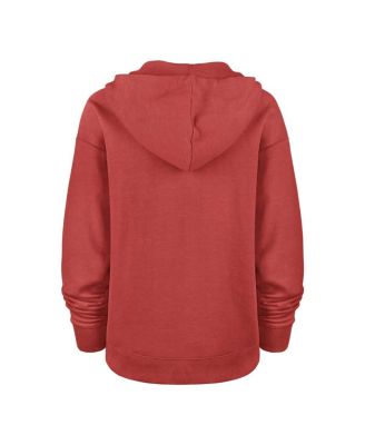 Women's Scarlet San Francisco 49ers Plus Size Clarity Kennedy Pullover Hoodie