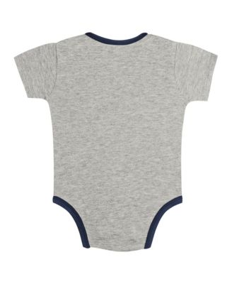 Baby Boys and Girls Gray/White Cleveland Guardians 2-Pack Play Ball Bodysuit Set