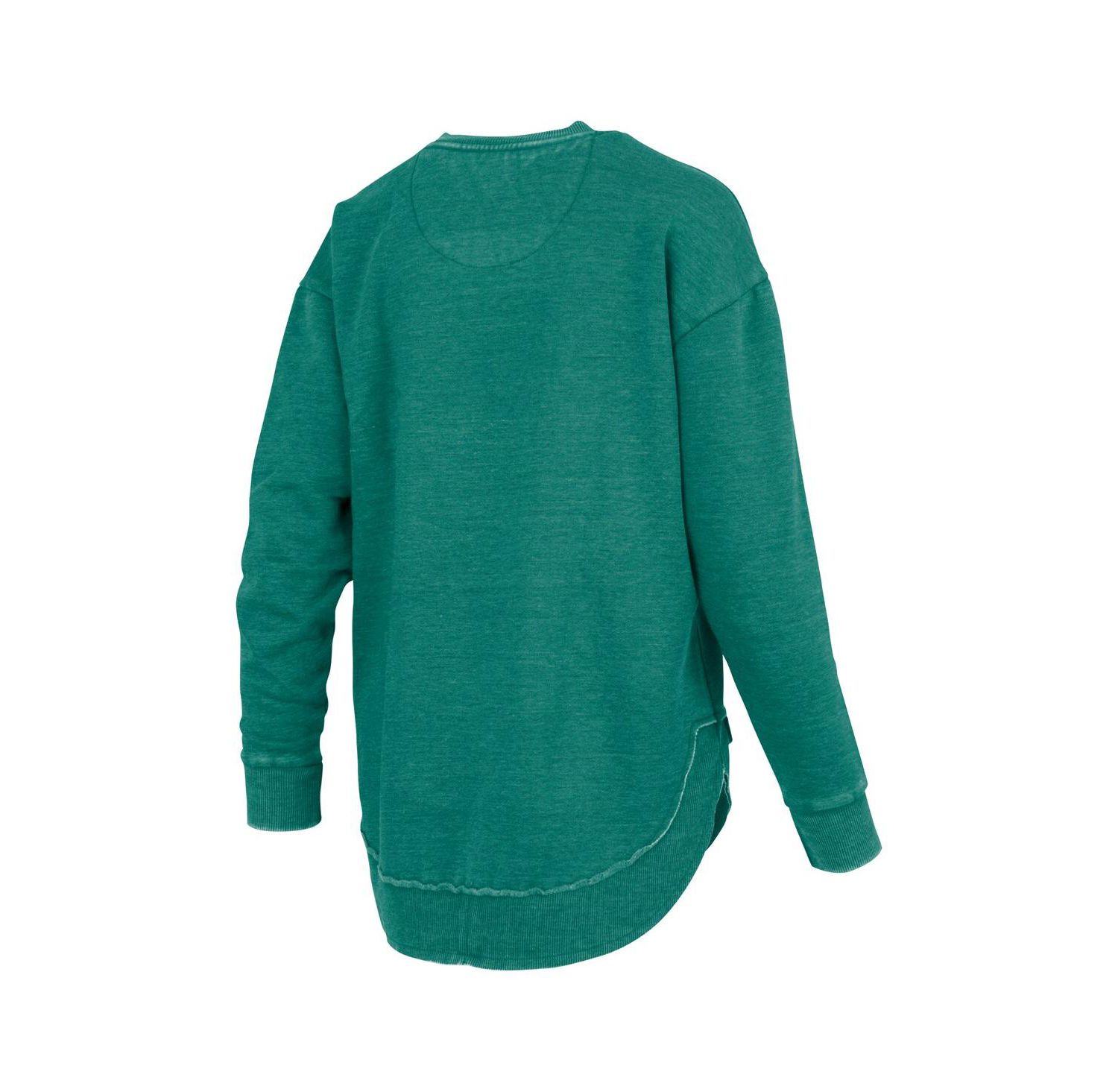 Women's Green Michigan State Spartans Westin Poncho V-Neck Pullover Sweatshirt