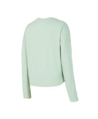 Women's Light Green Minnesota Wild Tonal Pullover Tri-Blend Sweatshirt