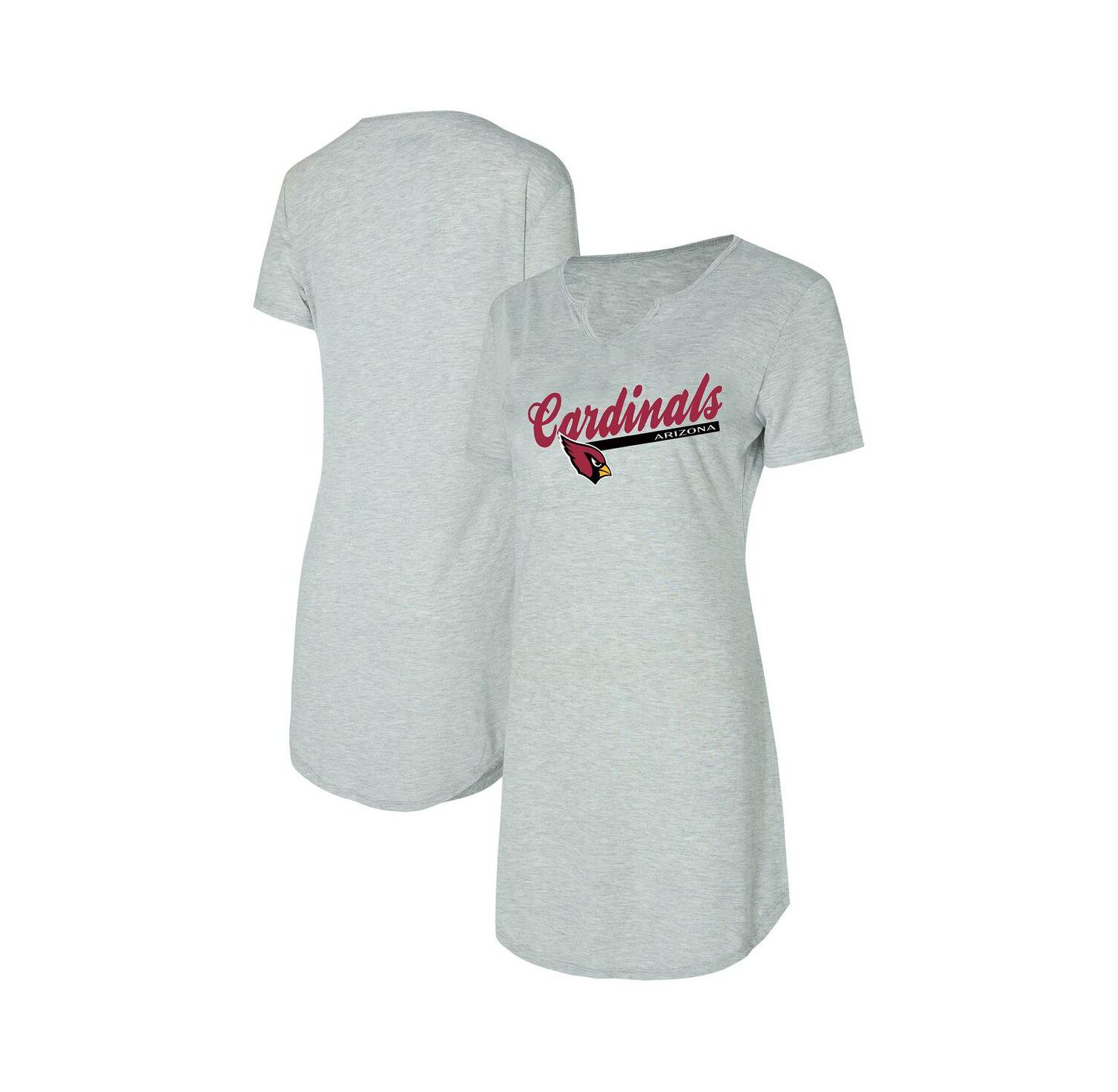 Women's Gray Arizona Cardinals Petition Knit Nightshirt