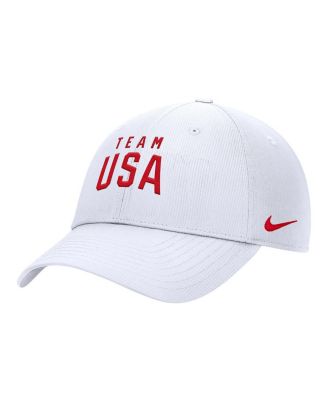 Nike - Men's White Team USA On-Field Club Ripstop Dri-FIT Adjustable Hat