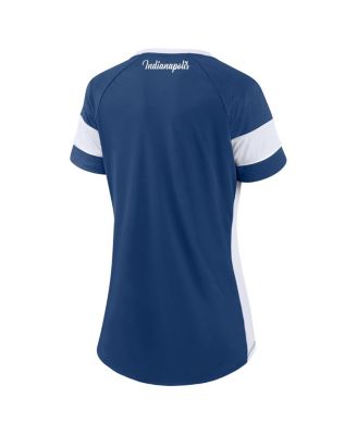 Women's&nbsp;Blue Indianapolis Colts Athena Lace-Up Top