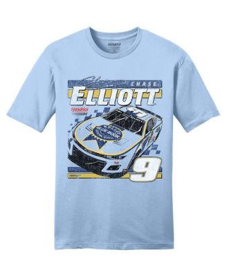 Men's Light Blue Chase Elliott Kelley Blue Book T-Shirt