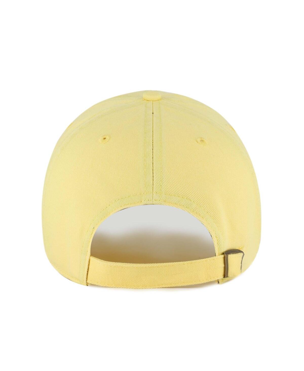 47 Brand Men's Maize Baylor Bears Clean Up Adjustable Hat In Yellow