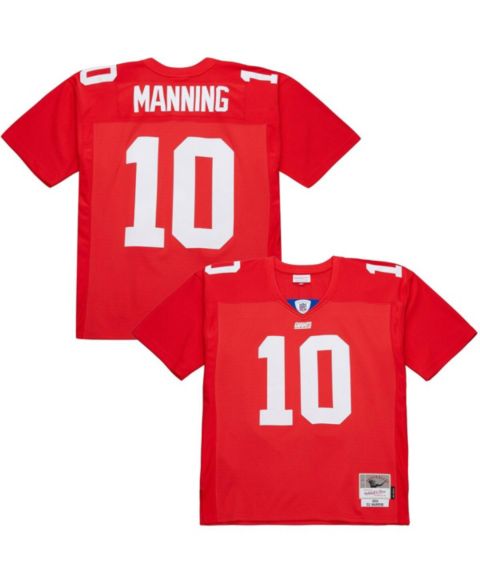 Мужское джерси Mitchell & Ness Eli Manning New York Giants 2004 Legacy, реплика, Red