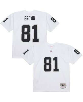 Mitchell & Ness - Men's Tim Brown White Los Angeles Raiders 1994 Legacy Replica Jersey