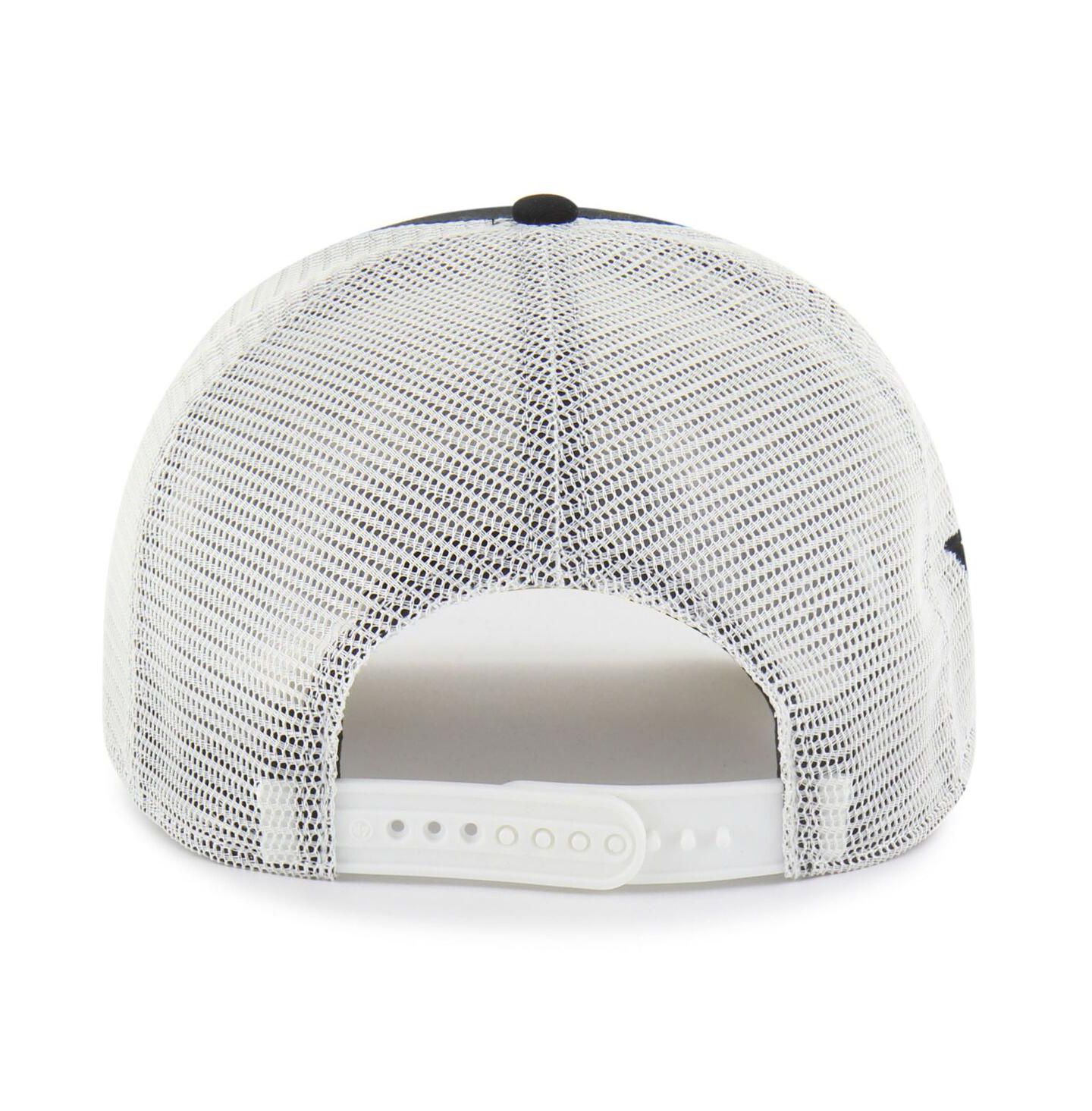 Кепка '47 Brand Black Purdue Boilermakers Contemporary Basics Foundation Trucker Hitch Adjustable Hat — фото 3