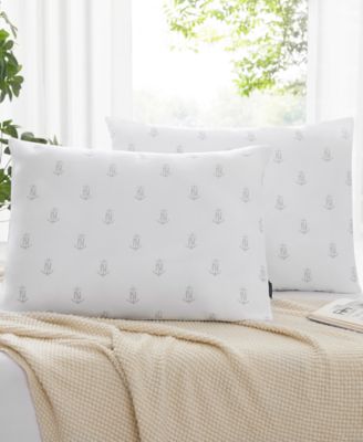 Nautica True Comfort 2 Pack Pillow Set In White