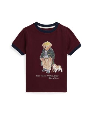 Toddler and Little Boys Polo Bear Ringer T-Shirt